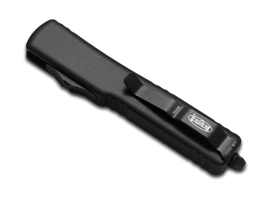 Microtech Knives, LLC™ UTX-70 OTF 147-1T Black Aluminum M390 Stainless Steel Pocket Knife