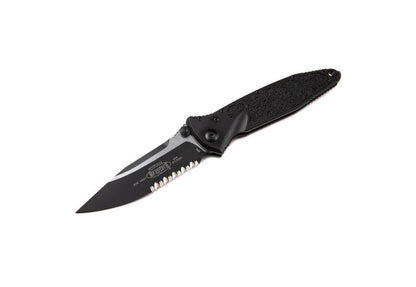 Microtech Knives, LLC™ SOCOM Elite S/E Liner Lock 160-2T Black Aluminum M390 Stainless Steel Pocket Knife
