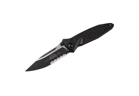 Microtech Knives, LLC™ SOCOM Elite S/E Liner Lock 160-2T Black Aluminum M390 Stainless Steel Pocket Knife