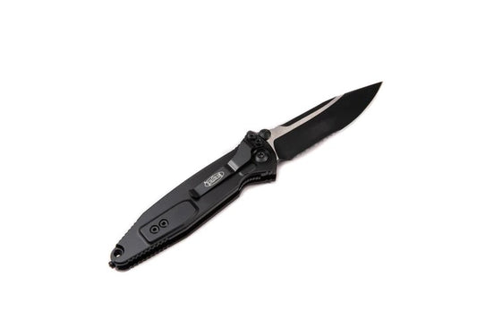 Microtech Knives, LLC™ SOCOM Elite S/E Liner Lock 160-2T Black Aluminum M390 Stainless Steel Pocket Knife