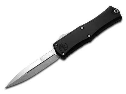 Microtech Knives, LLC™ Hera II Mini OTF 1701M-10 Black Aluminum M390MK Stainless Steel Pocket Knife