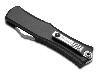 Microtech Knives, LLC™ Hera II Mini OTF 1701M-10 Black Aluminum M390MK Stainless Steel Pocket Knife