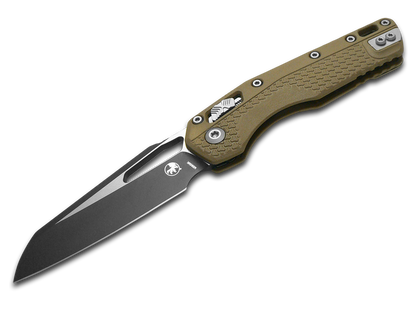 Microtech Knives, LLC™ MSI Crossbar Lock 210T-1PMDE Dark Earth Polymer M390MK Stainless Steel Pocket Knife