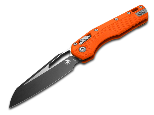 Microtech Knives, LLC™ MSI Crossbar Lock 210T-1PMOR Orange Polymer M390MK Stainless Steel Pocket Knife