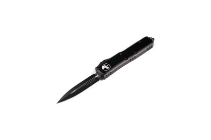 Microtech Knives, LLC™ UTX-85 D/E OTF 232-1 T Black 6061-T6 Aluminum M390 Stainless Steel Pocket Knife