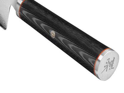 Miyabi Knives™ Gyutoh Chef's Knife 34183-203 Black Linen Micarta 64-layer Damascus Steel with VG10 Core Knife