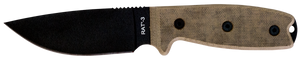 Ontario Knives™ RAT-3 Fixed Blade 8665 Tan Micarta 1075 Carbon Steel Knife