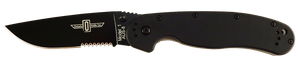 Ontario Knives™ RAT 1 Liner Lock 8847 Black Nylon 6 AUS-8 Stainless Steel Pocket Knife