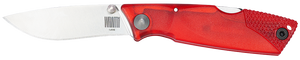 Ontario Knives™ Wraith Lockback 8798RED Fire Red Translucent Plastic AUS-8 Stainless Steel Pocket Knife
