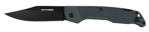 Ontario Knives™ Camp Plus EDC Lockback 4315 MIDNIGHT Midnight Grey GFN 420 Stainless Steel Pocket Knife