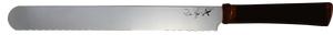 Ontario Knives™ Agilite Bread Knife 2530 Amber Polycarbonate and Black VersaFlex 14C28N Stainless Steel Knife