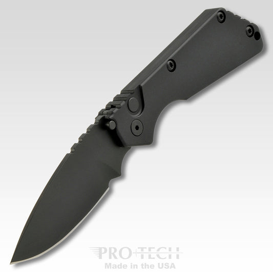 Pro-Tech Knives, LLC™ Strider SnG Auto 2403-OPERATOR Black 7075 Aluminum 154CM Stainless Steel Pocket Knife