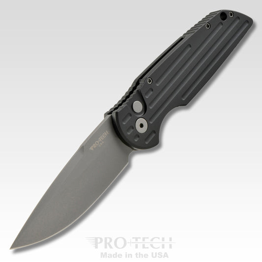 Pro-Tech Knives, LLC™ Tactical Response 3 Auto TR-3 Black 6061-T6 Aluminum 154CM Stainless Steel Pocket Knife