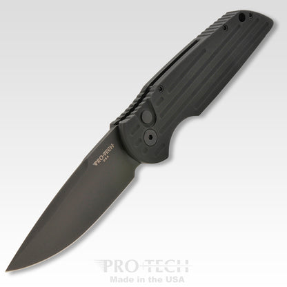 Pro-Tech Knives, LLC™ Tactical Response 3 Auto TR-3 SWAT Black 6061-T6 Aluminum 154CM Stainless Steel Pocket Knife