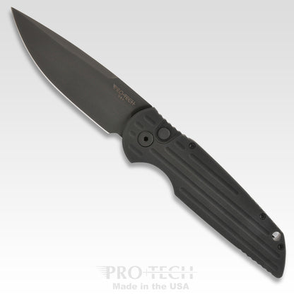 Pro-Tech Knives, LLC™ Tactical Response 3 Auto TR-3 SWAT Black 6061-T6 Aluminum 154CM Stainless Steel Pocket Knife