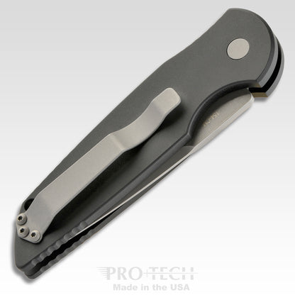 Pro-Tech Knives, LLC™ Tactical Response 3 Auto TR-3 Black 6061-T6 Aluminum 154CM Stainless Steel Pocket Knife