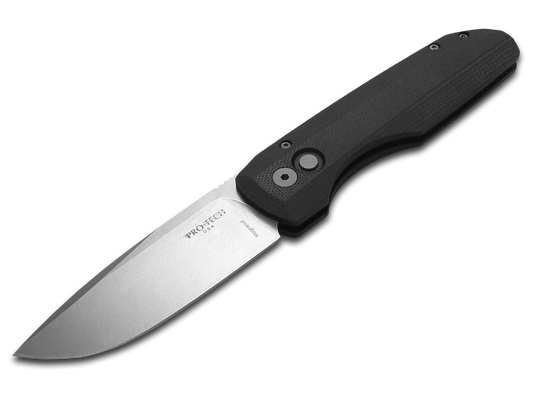 Pro-Tech Knives, LLC™ Synapse VERO1211-BLK MIC Black Micarta and Black 6061-T6 Aluminum MagnaCut Stainless Steel Pocket Knife
