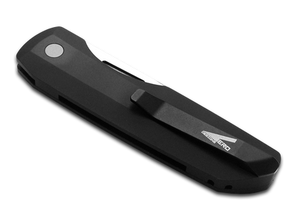 Pro-Tech Knives, LLC™ Synapse VERO1211-BLK MIC Black Micarta and Black 6061-T6 Aluminum MagnaCut Stainless Steel Pocket Knife