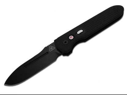 Pro-Tech Knives, LLC™ Invictus Auto 1805 Black 6061-T6 Aluminum 154CM Stainless Steel Pocket Knife