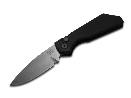 Pro-Tech Knives, LLC™ Strider Auto PT201 Black Aluminum CPM-Magnacut Stainless Steel Pocket Knife