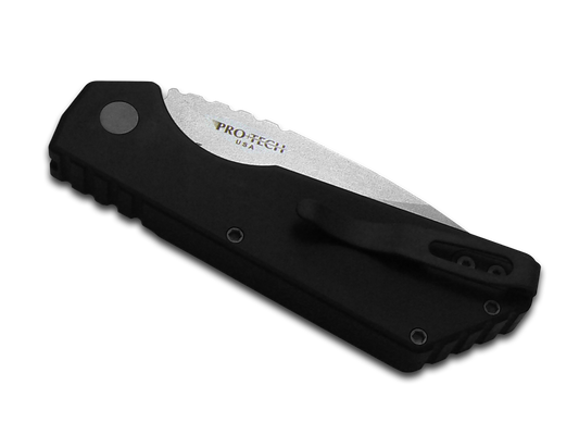 Pro-Tech Knives, LLC™ Strider Auto PT201 Black Aluminum CPM-Magnacut Stainless Steel Pocket Knife