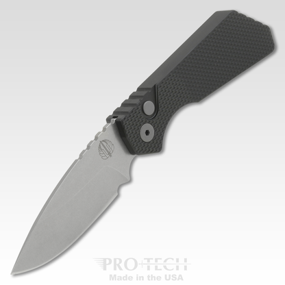 Pro-Tech Knives, LLC™ Strider PT Plus Auto PT205 Black Aluminum CPM-Magnacut Stainless Steel Pocket Knife