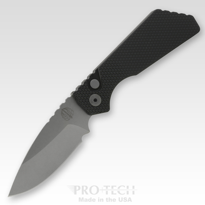 Pro-Tech Knives, LLC™ Strider PT Plus Auto PT205 Black Aluminum CPM-Magnacut Stainless Steel Pocket Knife