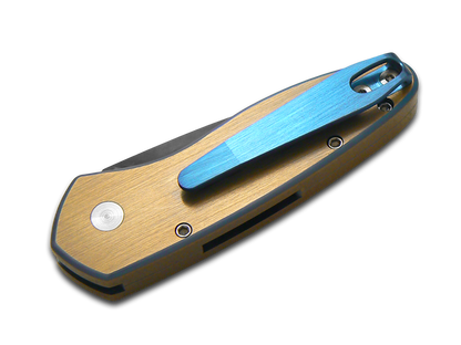 Pro-Tech Knives, LLC™ Sprint Auto 2952 Bronze 6AL4V Titanium CPM S35VN Stainless Steel Pocket Knife