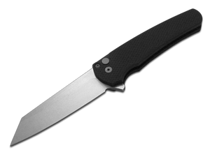 Pro-Tech Knives, LLC™ Malibu Button Lock 5205 Black 6061-T6 Aluminum CPM 20CV Stainless Steel Pocket Knife