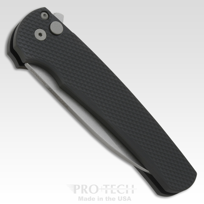 Pro-Tech Knives, LLC™ Malibu Button Lock 5305 Black Aluminum CPM-Magnacut Stainless Steel Pocket Knife
