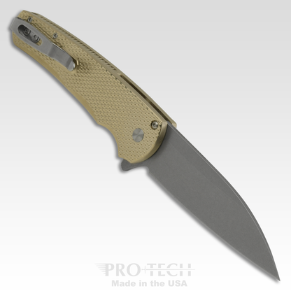 Pro-Tech Knives, LLC™ Malibu Button Lock 5311 Bronze Aluminum CPM-Magnacut Stainless Steel Pocket Knife