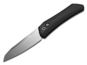 Pro-Tech Knives, LLC™ Oligarch Auto DS101 Black 6061-T6 Aluminum MagnaCut Stainless Steel Pocket Knife