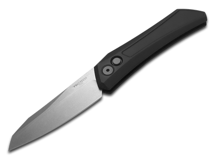 Pro-Tech Knives, LLC™ Oligarch DS101 Black 6061-T6 Aluminum MagnaCut Stainless Steel Pocket Knife