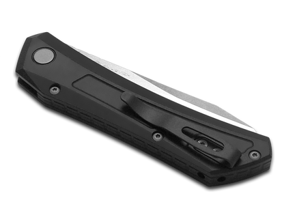 Pro-Tech Knives, LLC™ Oligarch DS101 Black 6061-T6 Aluminum MagnaCut Stainless Steel Pocket Knife