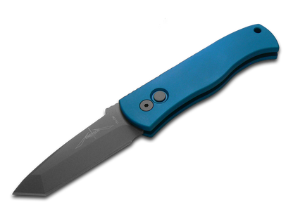 Pro-Tech Knives, LLC™ Emerson CQC7 Auto E7T01-BLUE Blue 6061-T6 Aluminum 154CM Stainless Steel Pocket Knife