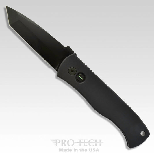 Pro-Tech Knives, LLC™ Emerson CQC7 Auto E7T Black 6061-T6 Aluminum 154CM Stainless Steel Pocket Knife