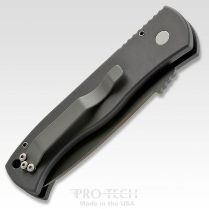 Pro-Tech Knives, LLC™ Emerson CQC7 Auto E7T03 Black 6061-T6 Aluminum 154CM Stainless Steel Pocket Knife