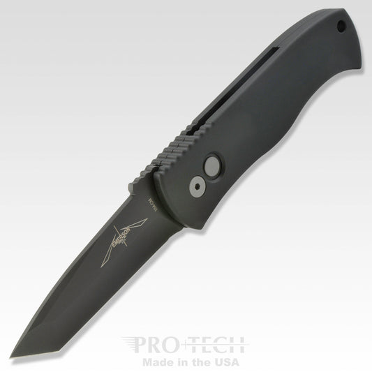 Pro-Tech Knives, LLC™ Emerson CQC7 Auto E7T03 Black 6061-T6 Aluminum 154CM Stainless Steel Pocket Knife