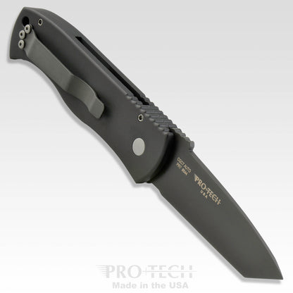 Pro-Tech Knives, LLC™ Emerson CQC7 Auto E7T03 Black 6061-T6 Aluminum 154CM Stainless Steel Pocket Knife