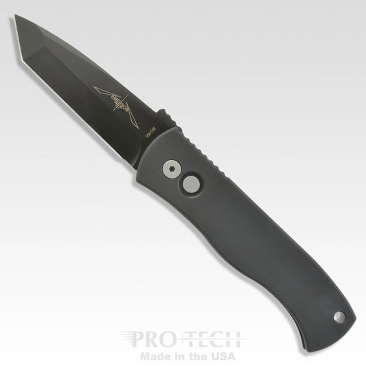 Pro-Tech Knives, LLC™ Emerson CQC7 Auto E7T03 Black 6061-T6 Aluminum 154CM Stainless Steel Pocket Knife