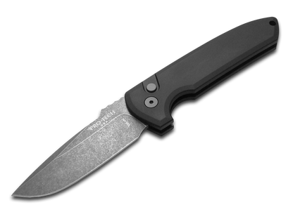 Pro-Tech Knives, LLC™ Rockeye Auto LG311 Black Aluminum CPM-S35VN Stainless Steel Pocket Knife