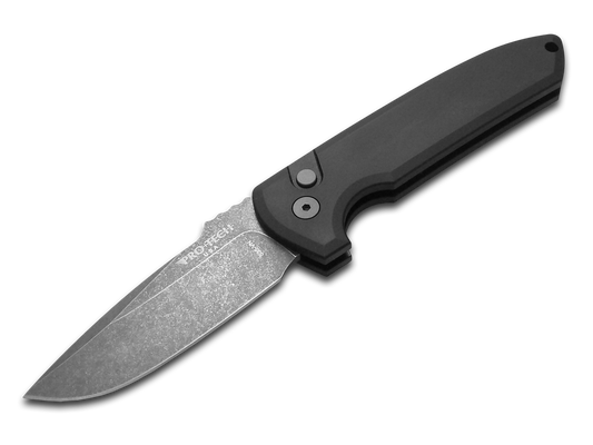 Pro-Tech Knives, LLC™ Rockeye Auto LG311 Black Aluminum CPM-S35VN Stainless Steel Pocket Knife