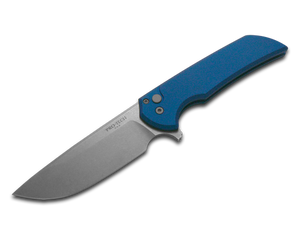 Pro-Tech Knives, LLC™ Mordax Button Lock MX101-BLUE Blue Aluminum CPM-Magnacut Stainless Steel Pocket Knife