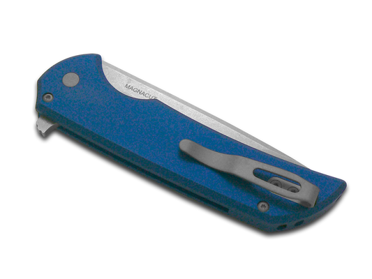 Pro-Tech Knives, LLC™ Mordax Button Lock MX101-BLUE Blue Aluminum CPM-Magnacut Stainless Steel Pocket Knife