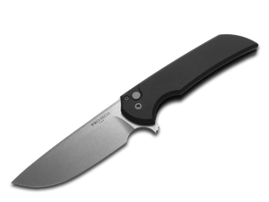 Pro-Tech Knives, LLC™ Mordax Button Lock MX101 Black 6061-t6 Aluminum MagnaCut Stainless Steel Pocket Knife