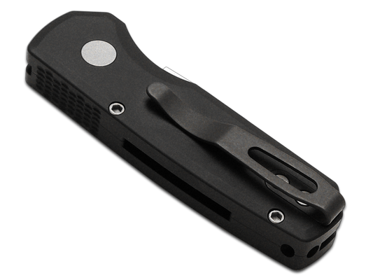 Pro-Tech Knives, LLC™ Runt 5 Auto R5101 Black 6061-T6 Aluminum CPM 20CV Stainless Steel Pocket Knife