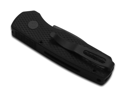 Pro-Tech Knives, LLC™ Runt 5 Auto R5106 Black 6061-T6 Aluminum CPM 20CV Stainless Steel Pocket Knife