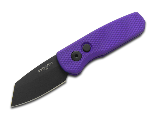 Pro-Tech Knives, LLC™ Runt 5 Auto R5406-PURPLE Purple Aluminum CPM-Magnacut Stainless Steel Pocket Knife