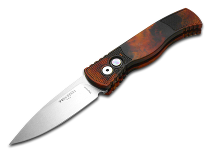 Pro-Tech Knives, LLC™ Tactical Response 2 T201-DF Del Fuego 6061-T6 Aluminum MagnaCut Stainless Steel Pocket Knife