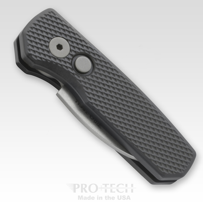 Pro-Tech Knives, LLC™ Runt 5 Auto R5305 Black 6061-t6 Aluminum MagnaCut Stainless Steel Pocket Knife